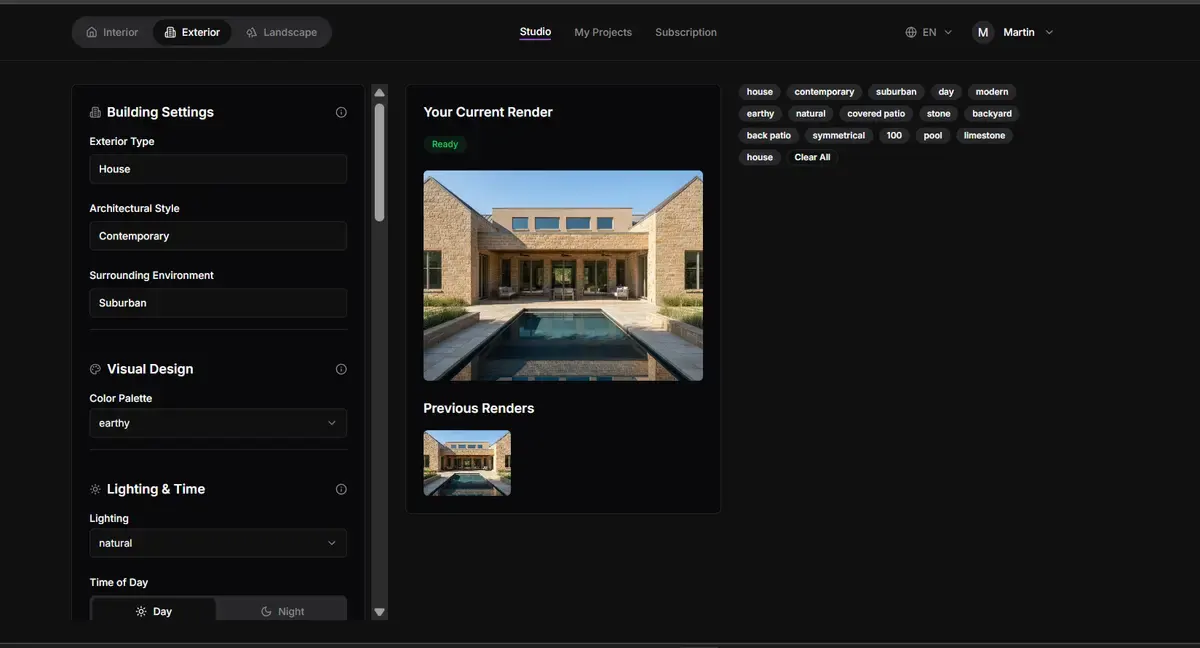 Renderspace screenshot