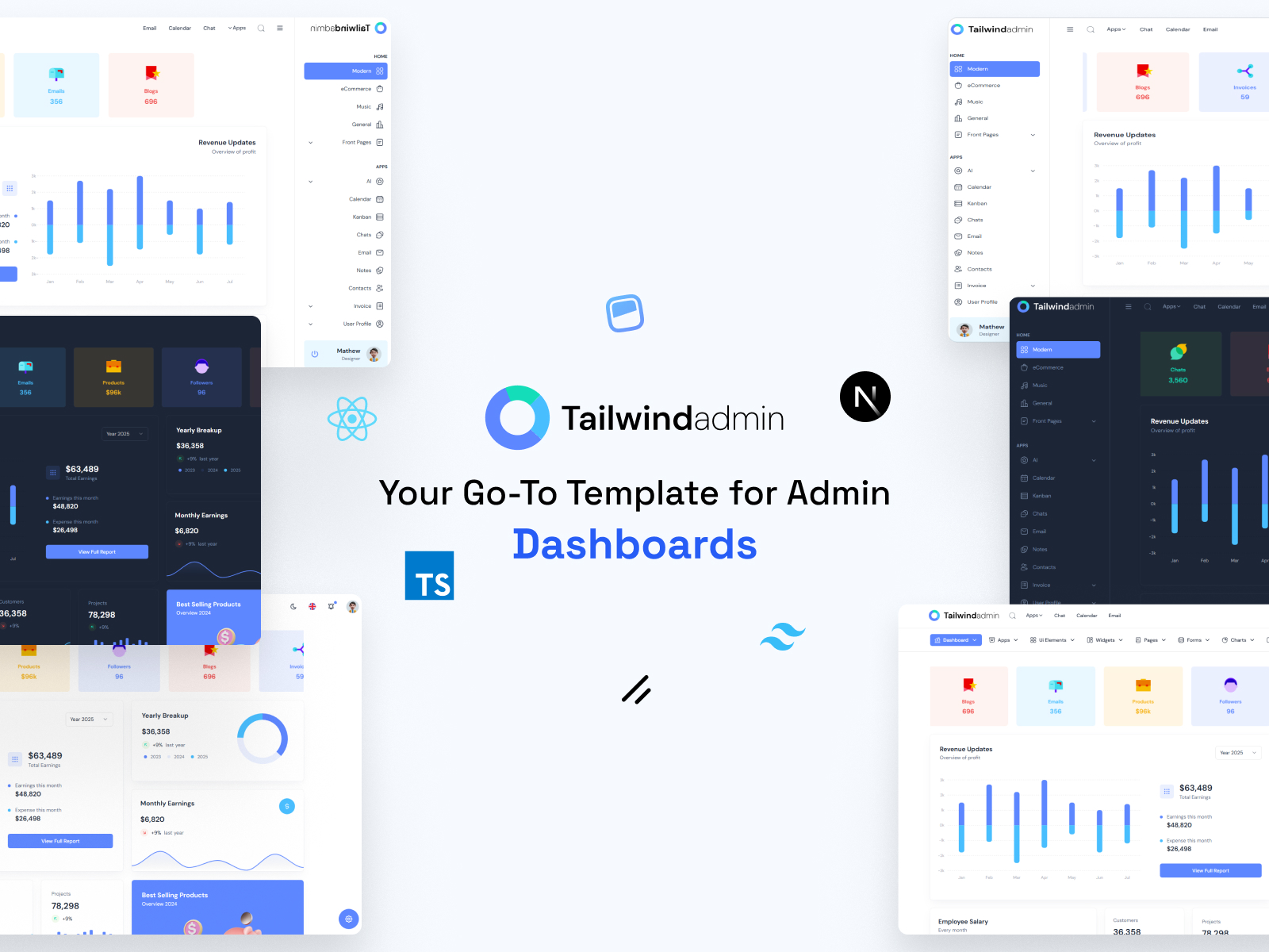 Tailwindadmin screenshot