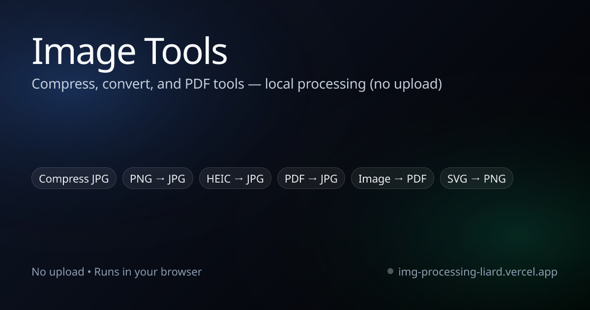 Image Tools screenshot