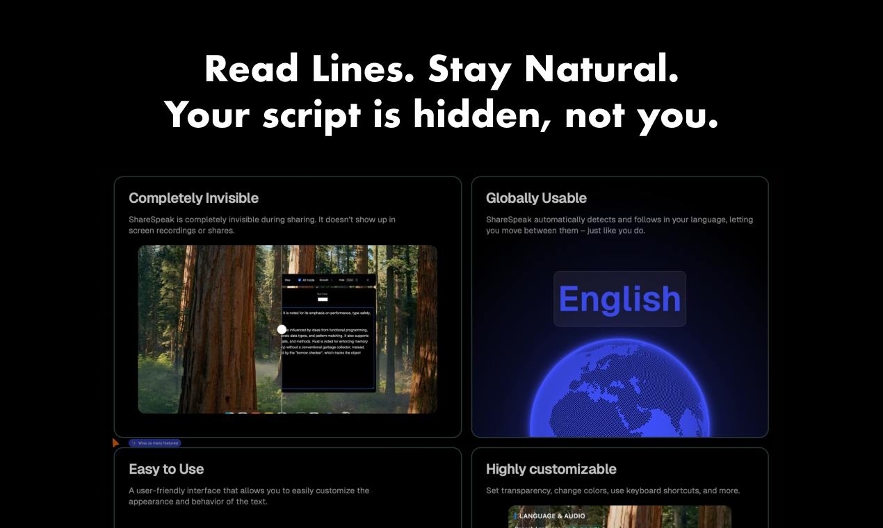 ShareSpeak screenshot