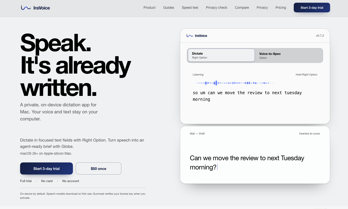 IraVoice screenshot